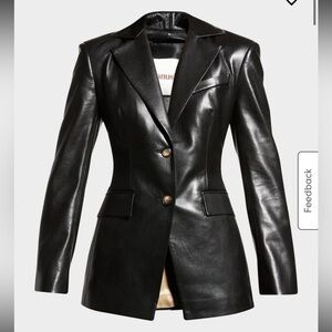 Nanushka Hathi Faux Leather Blazer